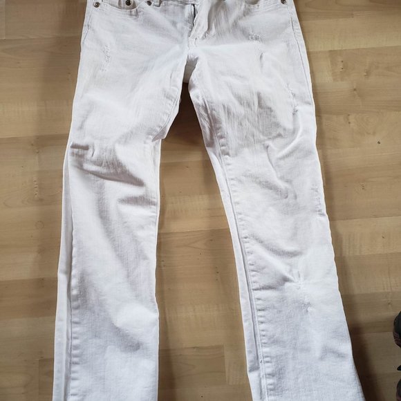 Makers Of True Originals UK white jeans , womens, size 27. mild stretch - Picture 4 of 10